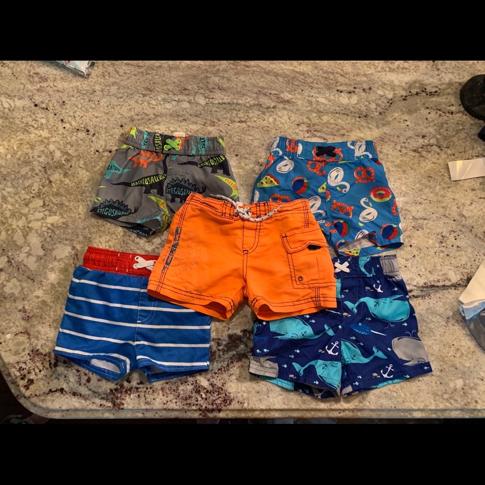 Cat & Jack, Circo and Carters Boys  Swim Shorts